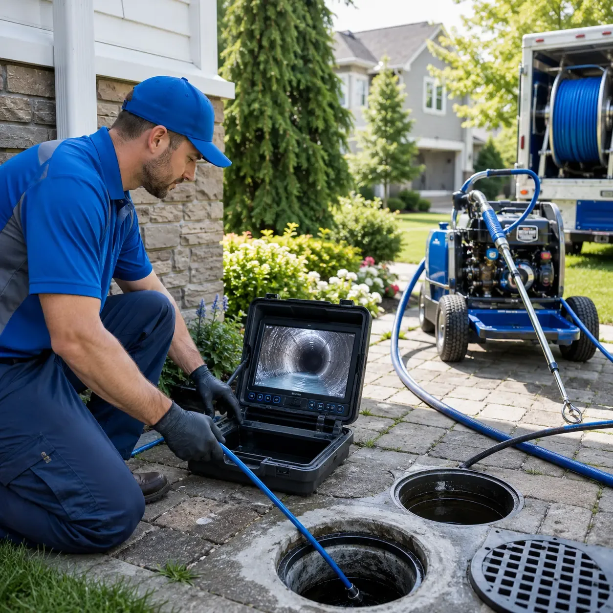 Outdoor drain cleaning professionals serving Mechanicville, NY